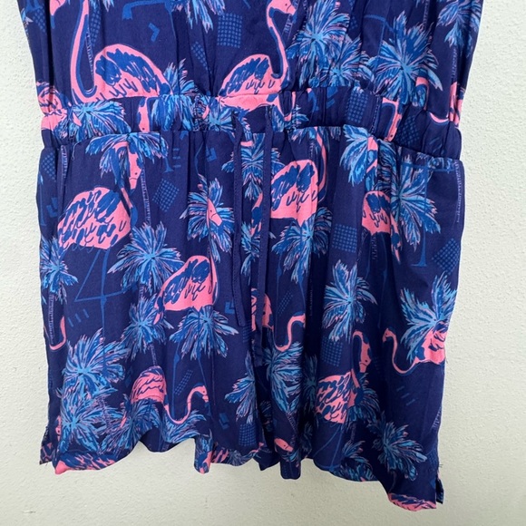 NWT Tipsy Elves Flirty Flamingos Romper - Picture 4 of 12